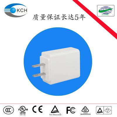 康诚惠5V2A美规UL认证USB接口六级能效充电器KCH0502000US