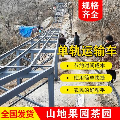 汽油四冲程 货物小型多用途单轨运输车 果园农用自动便携式装卸机