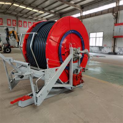 农场卷盘式浇灌机 农田节水灌溉机 指针式喷灌机