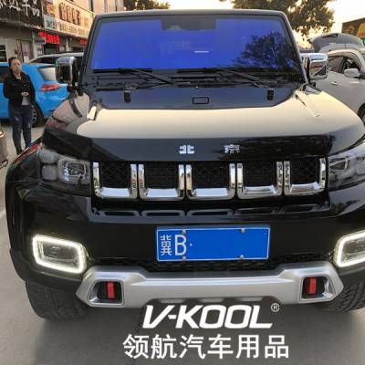 唐山***汽车改装,北京BJ40装贴威固隐形车衣效果展示