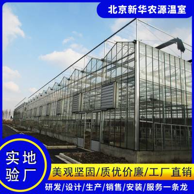 北京新华农源温室 玻璃温室 温室蔬菜大棚 生态大棚