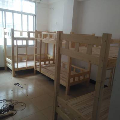 广西防城港实木上下床,学校宿舍木床,2022年款式