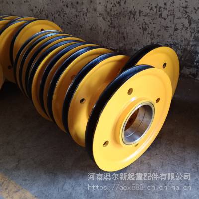 行吊热轧滑轮片 天车滑轮片 钢丝绳滑轮加工定做