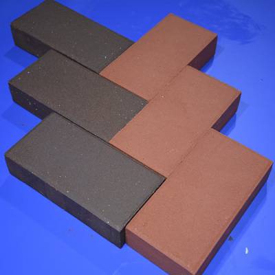 烧结砖图片烧结陶土砖供应商金黄色市政路面透水砖