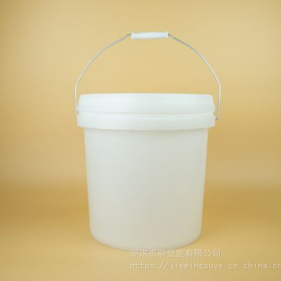 15l塑料桶,食品级塑料容器,金属提手密封盖,糖浆蜂蜜包装桶