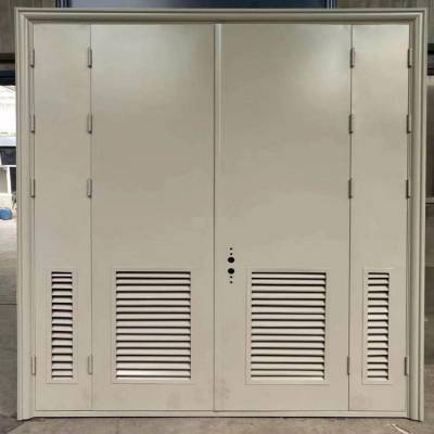 山西太原厂家生产钢质通风门 适用于机房门 变压器门 配电室门 百叶窗 防鼠网