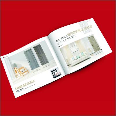 木门画册设计公司如何选择？石青广告设计提供