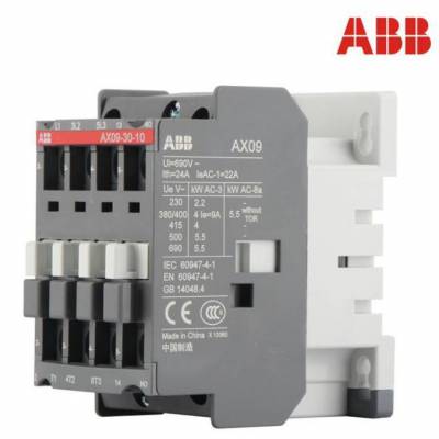 原装全新ABB交流接触器 AX205-30-11 AX系列三极交流线圈低压接触器