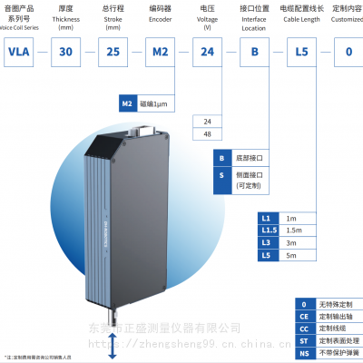 音圈线性执行器/VLA系列VLA-30-25音圈电机