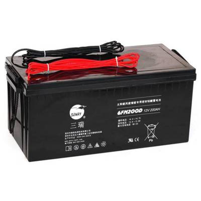 三瑞蓄电池6FM120阀控密封式铅酸蓄电池12V120AH直流屏 UPS不间断电源