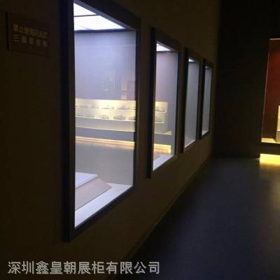 陈列馆陈列柜龛柜定做/恒温恒湿文物展柜/陈列馆低反射玻璃展柜