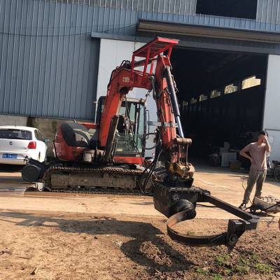 挖掘機液壓土球挖樹機斷根苗木四瓣式移樹機挖掘機改裝園林挖樹機