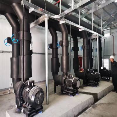 300平米空气源热泵中央空调 高温空气能热泵销售