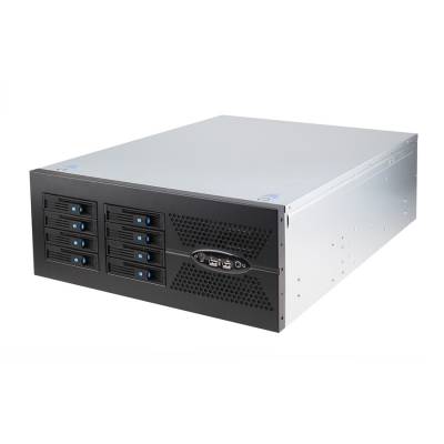 TOP4U580 超凌通4u 8盘位热插拔存储服务器机箱 支持sata/sas/nvme硬盘