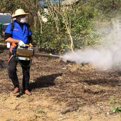 农用电启动喷药弥雾机 脉冲高压打药养殖场消毒烟雾机