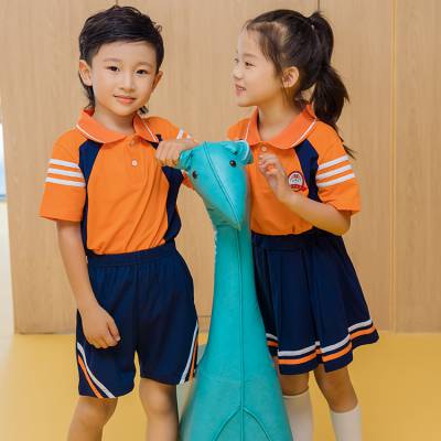 小学生校服男女童夏季运动服套装幼儿园园服
