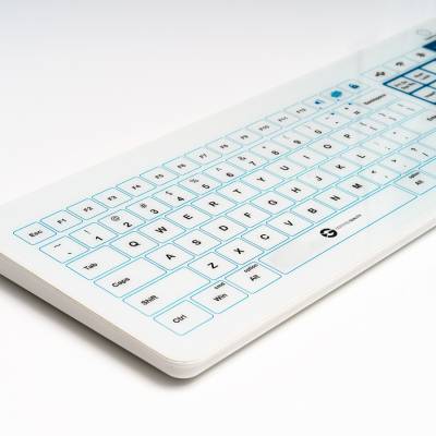 专业供应CLEANTYPE玻璃键盘，三合一蓝牙/USB/2.4Ghz模式-德国GETT键特