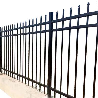 铁艺焊接护栏工程庭院金属隔离栅栏学校户外围栏小区围墙镀锌喷塑栏杆