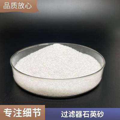 蓝宇销售滤料石英 水过滤20-40目石英砂 瓷白石英砂滤料