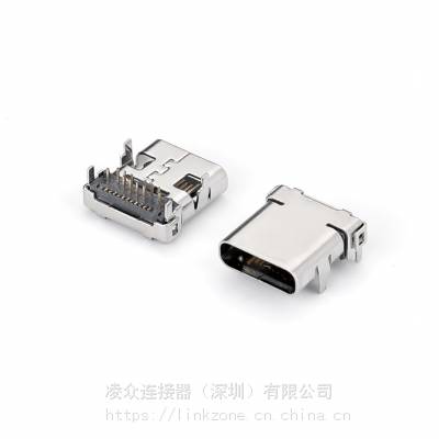 TYPE-C F 24PĽŲDIP+SMT޵Ƭ8.65/10.0L˿ Բ