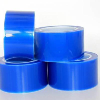 蓝色pet保护膜 硅胶保护膜 pet单层双层保护膜