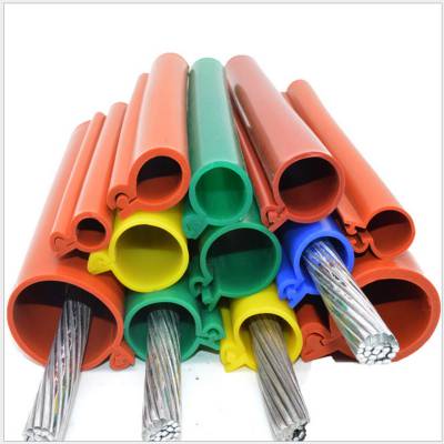 电力卡扣式绝缘护套开口式硅胶线缆护套管高压电缆裸导线防护套管