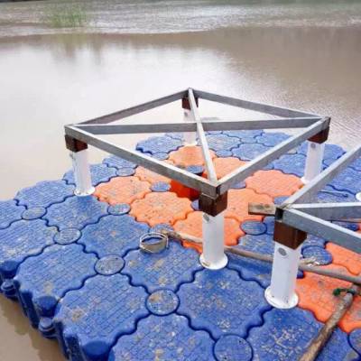 聚乙烯浮筒水上平台 稳固耐用 多样化浮箱安装 适合各种水域