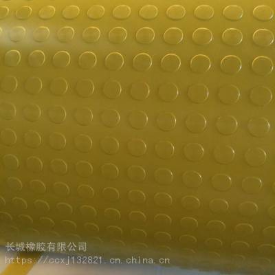 长城橡胶自产直销 SBR圆扣橡胶板 防水 防滑 耐磨 抗震