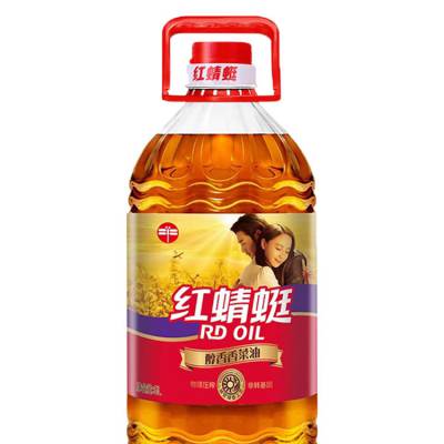 红蜻蜓醇香菜籽油5L 重庆菜籽油采购电话