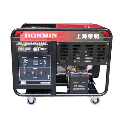 12KW两用柴油发电机 DMDS15000LE 单、三相通用发电机