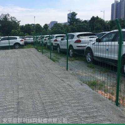 【双边丝护栏网】安全防护护栏网 公路隔离防护网 绿色浸塑网片