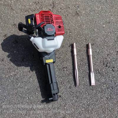 混凝土汽油夯工程施工破碎锤小挖机破碎锤冲击镐汽油冲击锤