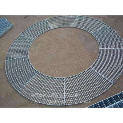 榆林石油设备平台钢格栅板 镀锌盘梯踏步板T3-255/30/100
