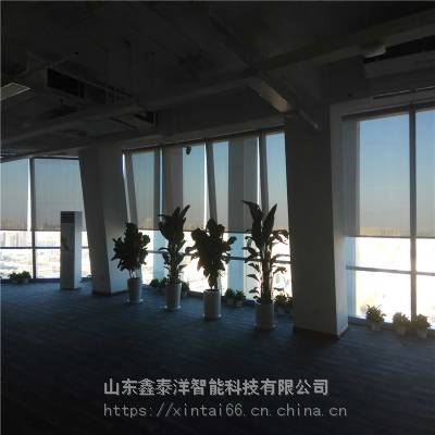 办公窗帘价格 办公室遮阳卷帘效果图 办公卷帘 手动 电动定制厂家