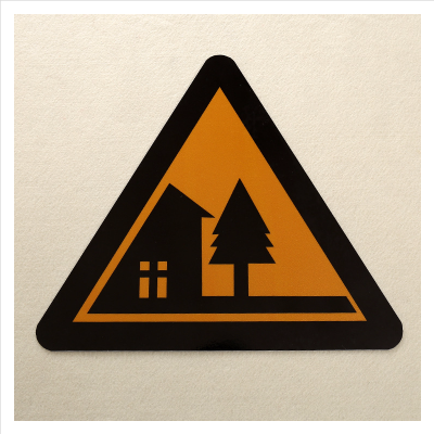 20mm厚圆牌指示牌壹路通路口反光指示牌圆牌