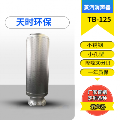 厂家直销TB-125型放空蒸汽消声器