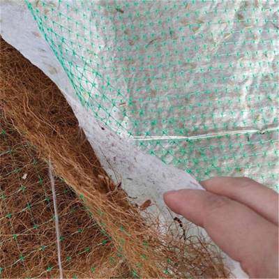 稻草植物纤维毯 六安 植生椰丝毯 抗冲刷生物毯 中齐型号规格