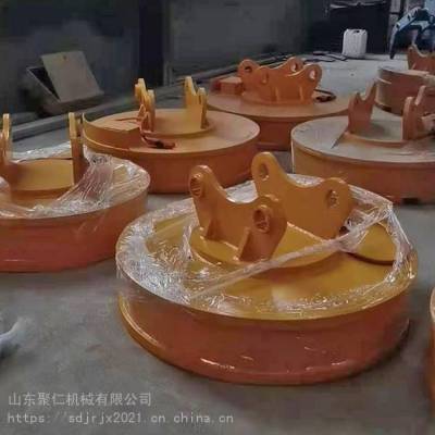 聚仁 挖掘机强磁吸盘 钢板磁力吸盘 电磁铁吸盘
