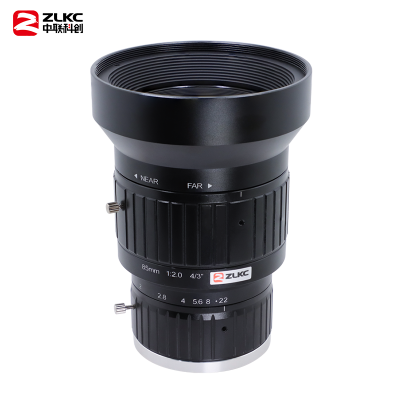 ZLKC中联科创 85mm 工业镜头 KM8520MP12低畸变高清机器视觉检测镜头