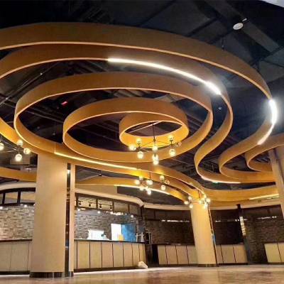 天悦佛山弧形铝方通多少钱 北京铝格栅挂片 金属吊顶铝方通异形***