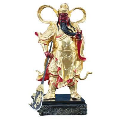 关公周仓关平寺庙神像制作树脂玻璃钢塑像河南佛像厂直销