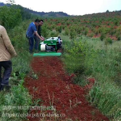 茶园自走式除草机 开沟施肥回填机 履带旋耕回土机 慧聪机械多功能开沟机价格