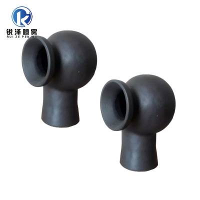 1寸碳化硅涡流喷嘴 脱硫除尘涡旋蜗牛喷头厂家定制