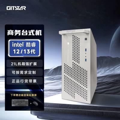 GITSTAR集特 酷睿12/13代 办公商务台式机电脑主机 GPC-160