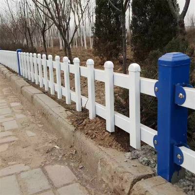绿化带防护小栏杆 公园仿木色花池隔离栅 园林绿道护栏