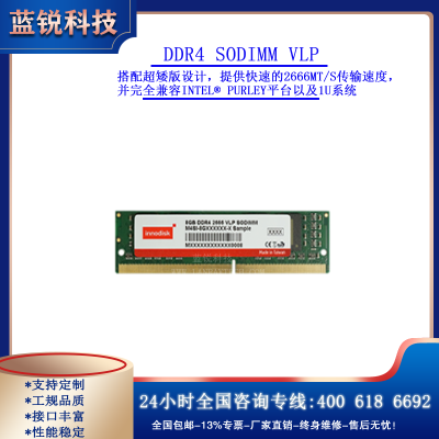 DDR4 SODIMM VLP*Non-ECC Unbuffered Memory