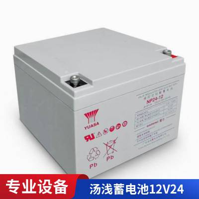 汤浅YUASA型号NP24-12 阀控式铅酸蓄电池12V24AH直流屏UPS电源