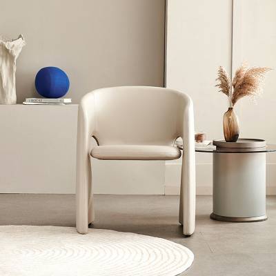 接待洽谈桌椅设计师轻奢休闲售楼处椅子创意网红罗奇堡餐椅