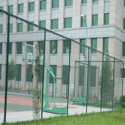 2米高篮球场防护网围栏 优盾学校pvc勾花网围墙护栏