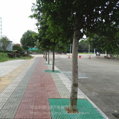 1.3×3.91米绿色树围子城市绿化树篦子 河北华强